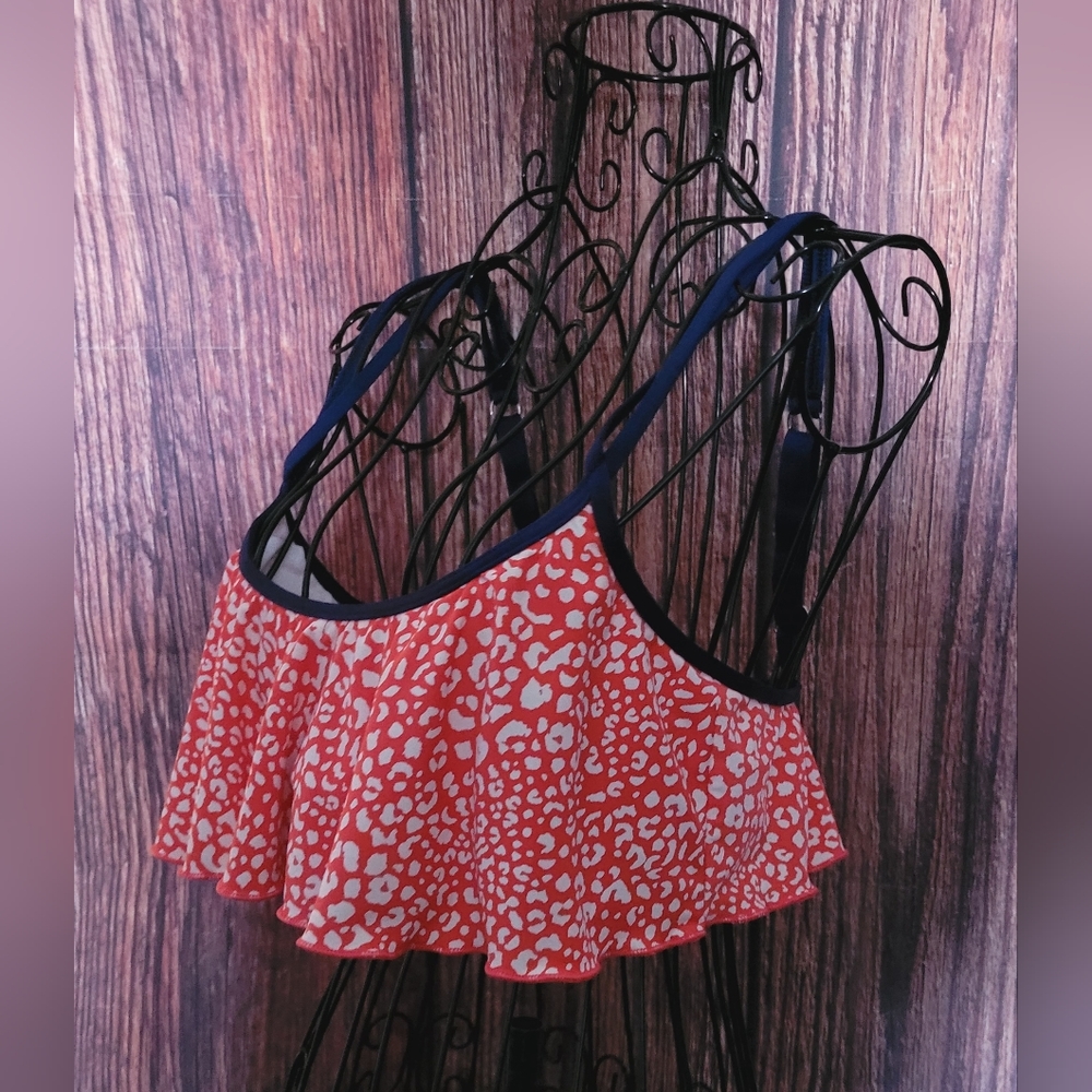 Splendid Ruffled Bikini Top